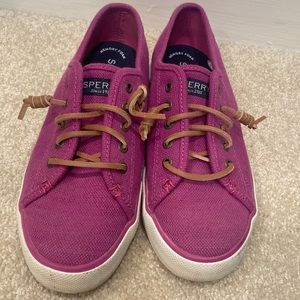 Fuschia Top Side  Sperry sneaker loafers